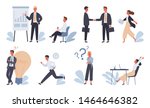 business concept. a character... | Shutterstock .eps vector #1464646382