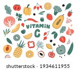 vector vitamin c sources set.... | Shutterstock .eps vector #1934611955