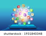 application on mobile ... | Shutterstock .eps vector #1931840348