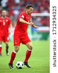 Small photo of Geneva, SWITZERLAND - June 11, 2008: Libor Sionko in action during the UEFA Euro 2008 Czech Republic v Portugal at Stade de Geneve.