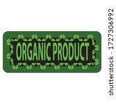  organic product label is a... | Shutterstock .eps vector #1727306992
