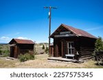 Small photo of Butte, MT, USA - Jun 30, 2022: At the World Museum of Mining tourists can explore a mine called the Orphan Girl, and a reconstructed a mining Boomtown called “Hell-Roarin’ Gulch.”