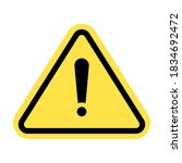warning icon  attention icon.... | Shutterstock .eps vector #1834692472