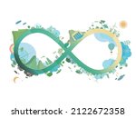 esg and eco friendly community... | Shutterstock .eps vector #2122672358