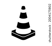 traffic cone icon vector... | Shutterstock .eps vector #2004175802