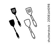 spatula icon in trendy flat... | Shutterstock .eps vector #2008164098