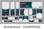 set of creative web banners of... | Shutterstock .eps vector #1618929262