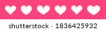 heart vector icon. valentine's... | Shutterstock .eps vector #1836425932