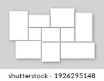 white collage blank frame photo ... | Shutterstock .eps vector #1926295148