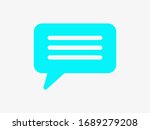 chat  talk icon vector... | Shutterstock .eps vector #1689279208