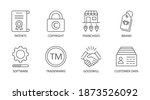 vector icons of intangible... | Shutterstock .eps vector #1873526092