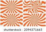 set of rainbow line backgrounds ... | Shutterstock .eps vector #2094371665