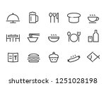 icon food  vector | Shutterstock .eps vector #1251028198