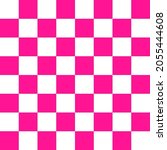 Checkerboard 8 By 8. Deep Pink...