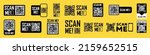 scan qr code flat icon. vector... | Shutterstock .eps vector #2159652515