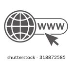 website icon | Shutterstock .eps vector #318872585