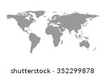 world map | Shutterstock .eps vector #352299878