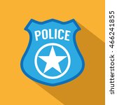 police badge icon | Shutterstock .eps vector #466241855