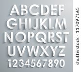 vector alphabet set | Shutterstock .eps vector #117097165