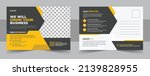 corporate postcard design... | Shutterstock .eps vector #2139828955