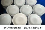 Small photo of bowl arranged in a bowl or crat
