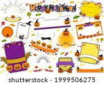 lots of halloween blow up sets. | Shutterstock .eps vector #1999506275