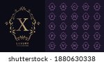 letter x or collection initial... | Shutterstock .eps vector #1880630338
