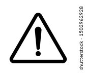 exclamation. caution icon... | Shutterstock .eps vector #1502962928