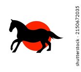 horse logo icon. animal sign.... | Shutterstock .eps vector #2150672035