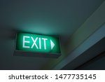 Exit sign. shoot on Sony a7ii, ISO 50, f14