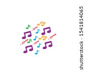 music note icon vector... | Shutterstock .eps vector #1541814065