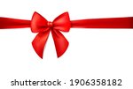 Red Ribbon With Bow Isolated On ...