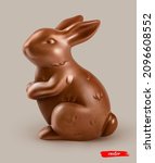 Chocolate Easter Rabbit On...