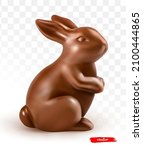Chocolate Easter Rabbit On...