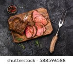 Sliced Grilled Roast Beef With...