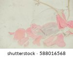 roses wilt haggard with wine... | Shutterstock . vector #588016568