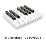 Black And White Piano Keys. One ...