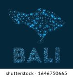 bali network map. abstract... | Shutterstock .eps vector #1646750665