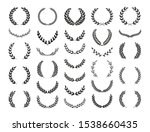 set of different black and... | Shutterstock .eps vector #1538660435