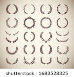 set of different vintage... | Shutterstock .eps vector #1683528325