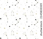 constellations and stars... | Shutterstock .eps vector #2145833335