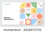 vector banner with character... | Shutterstock .eps vector #2018372732