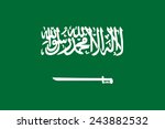 saudi arabia flag | Shutterstock .eps vector #243882532