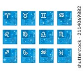 astrology sign design vector... | Shutterstock .eps vector #2114069882