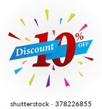 sale discount design with... | Shutterstock . vector #378226855
