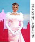 Small photo of London, United Kingdom - July 12, 2023: Margot Robbie attends the "Barbie" European Premiere at Cineworld Leicester Square in London, England.