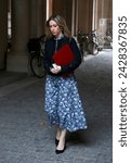 Small photo of London, United Kingdom - February 20, 2024: Laura Trott, Chief Secretary to the Treasury of the United Kingdom arrives in Downing Street ahead of a cabinet meeting in London, England.