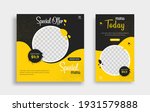 food editable minimal square... | Shutterstock .eps vector #1931579888