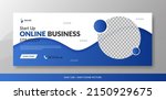 business cover sosial media web ... | Shutterstock .eps vector #2150929675