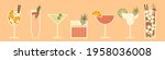 set of cocktails. an... | Shutterstock .eps vector #1958036008